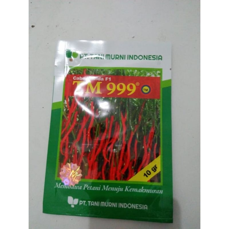 Benih bibit cabe keriting TM 999 F1 10 gram