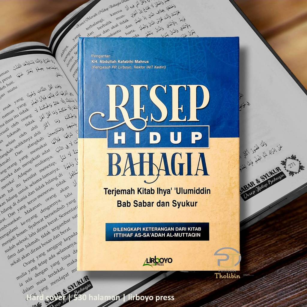 Terjemah kitab ihya' ulumuddin bab sabar dan syukur - lirboyo press - buku agama - resep hidup