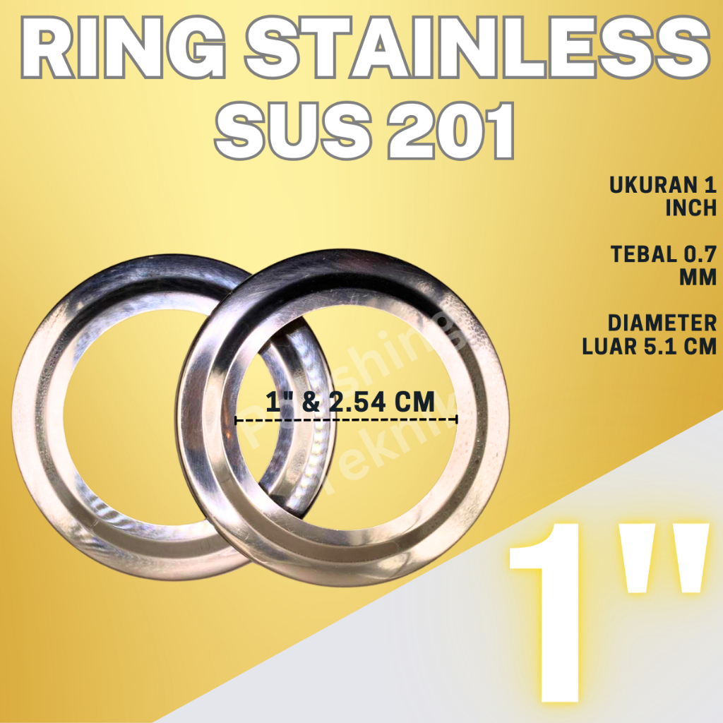 Ring Stainless Pipa 1" Inch SUS 201