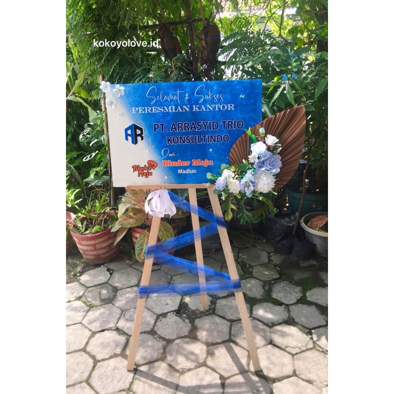 papan ucapan Akrilik