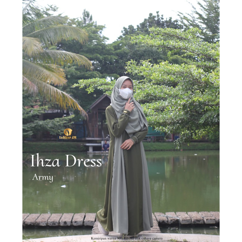 Ihza Dress Gamis Set || Izdihar JM