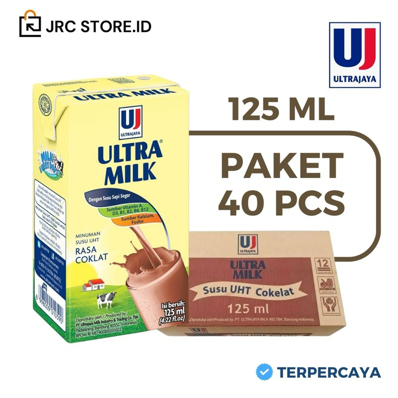 

Ultra Milk 125 ML Coklat 1 Dus 40 Pcs