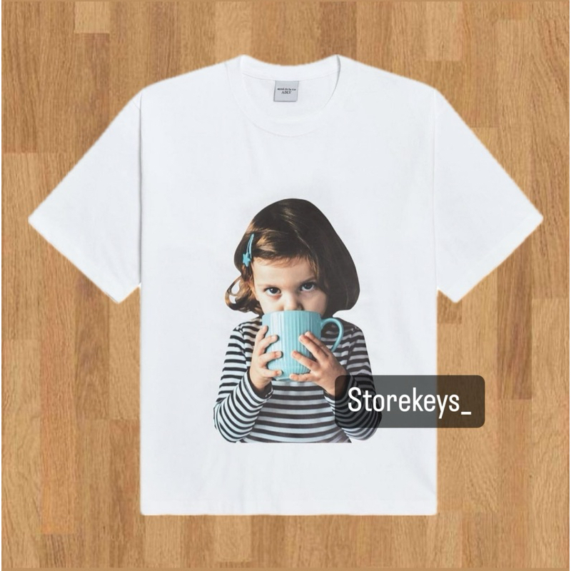 (FREE PAPPER BAG) KAOS ACME DE LA VIE WHITE KAOS PUTIH 4DLV