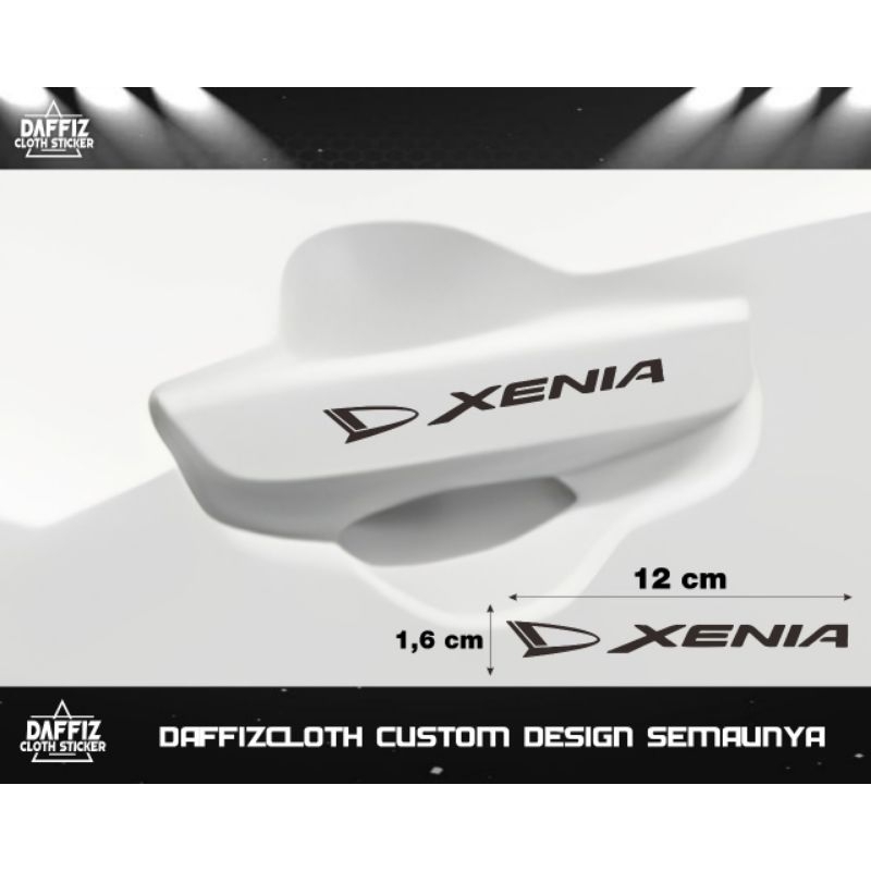 Stiker Handle pintu mobil Xenia | Stiker Cutting Custom