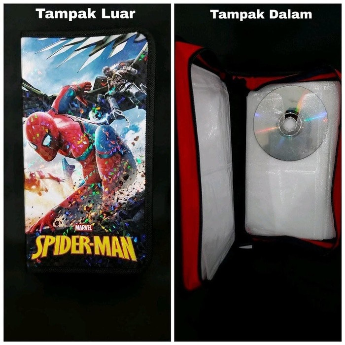 Tas Tempat CD DVD isi 80 keping Tempat Penyimpanan Kaset CD Disc DVD