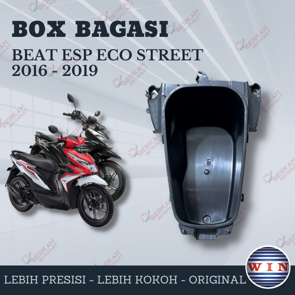 PRM Box Bok Bagasi Bawah Jok Honda Beat Fi Esp Eco Street 2016 2017 2018 2019 K81