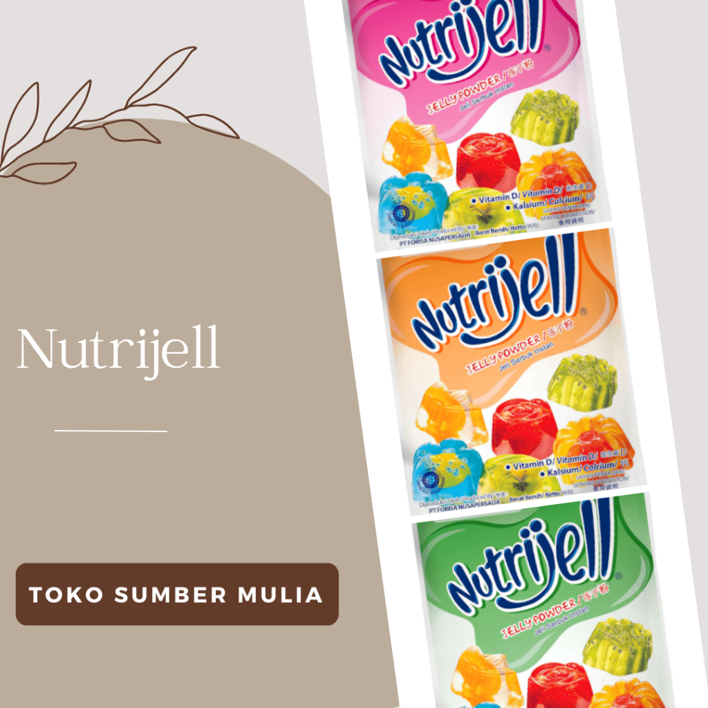 

Nutrijell Varian Rasa Buah, Cincau, Kelapa Muda & Plain