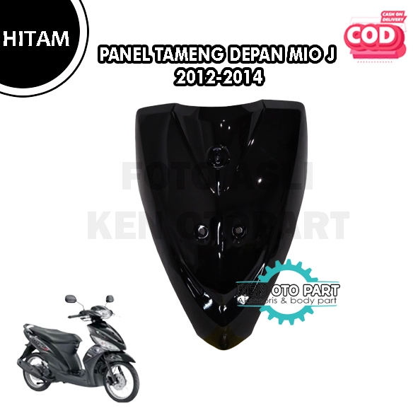 Cover Panel Dasi Tameng Depan Motor Yamaha Mio J 2012-2014 Warna Hitam