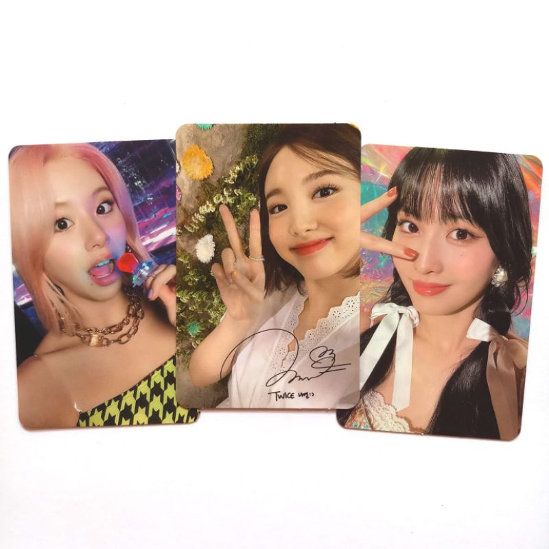 chaeyoung fancy ring pop akik nayeon more & more mnm sign signed kebaya momo taste of love tol kepan