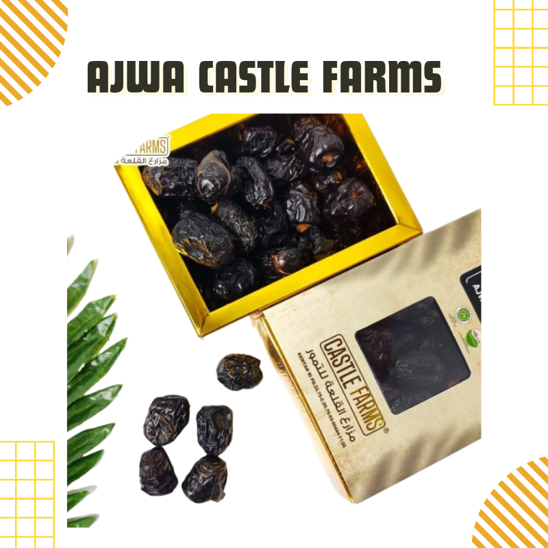 

Kurma Ajwa Castle Farm 250 Gram Premium Organic / Kurma Ajwa Organik / Oleh oleh Haji Umroh