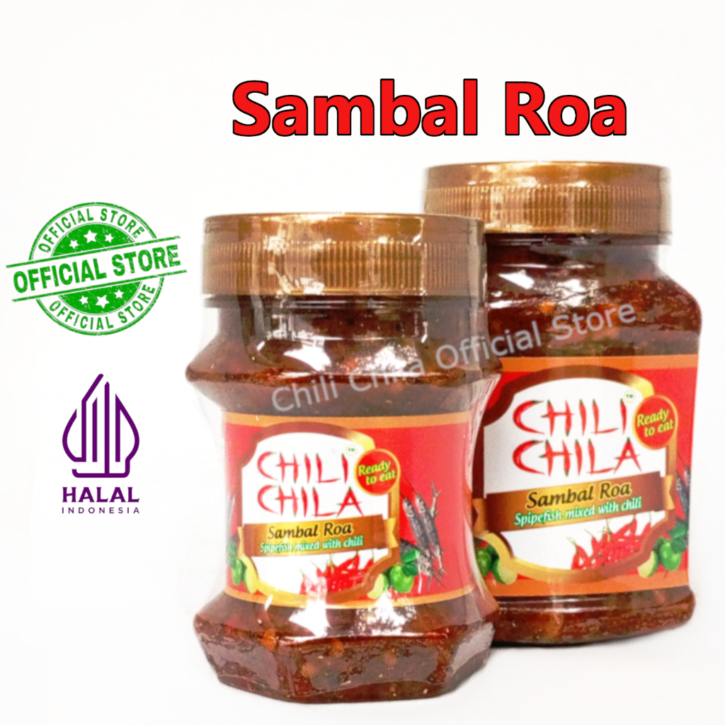 

Chili Chila Sambal Roa Halal 140 gr & 210 gr