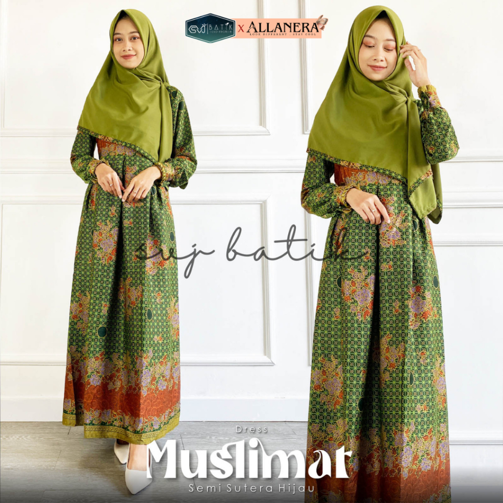 TERLARIS GAMIS PENGAOSAN NU MUSLIMAT NU 2025 LOGO NU HIJAU BAJU MUSLIM DEWASA SERAGAM PENGAJIAN