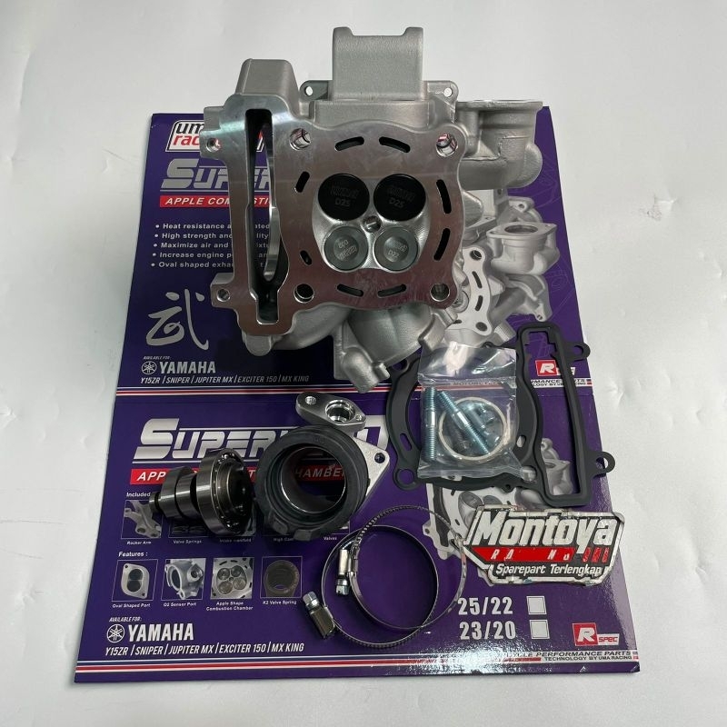 BLOK HEAD CYLINDER UMA MX KING 25 22 SUPER HEAD