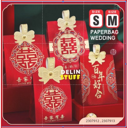 

READY STOK] Paperbag Wedding Phangteh size S, size M (2307912, 2307913)
