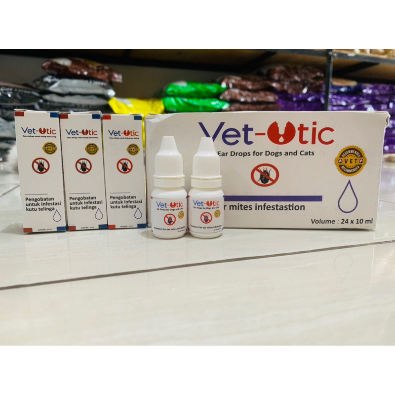 vet otic obat tetes telinga kucing anti tungau/kutu telinga