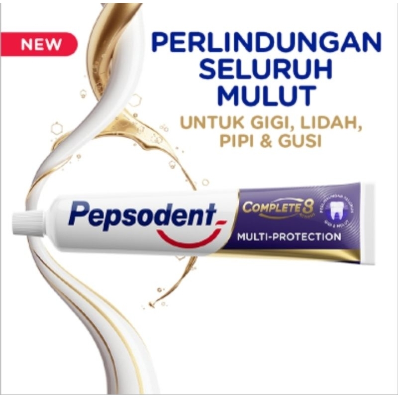Pepsodent Complete 8 Plus Whitening 75gr