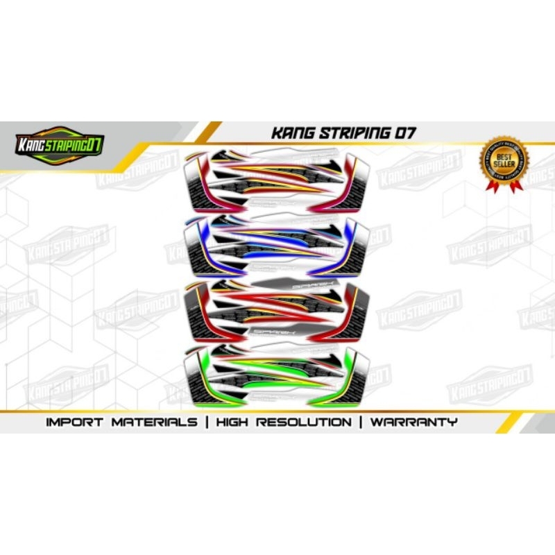 striping jupiter mx old transparan spark rx 135i