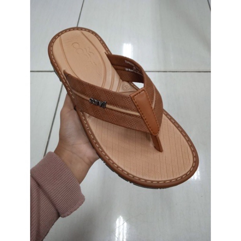 SANDAL CARVIL ESPRESSO-01 M Stone 100% Original