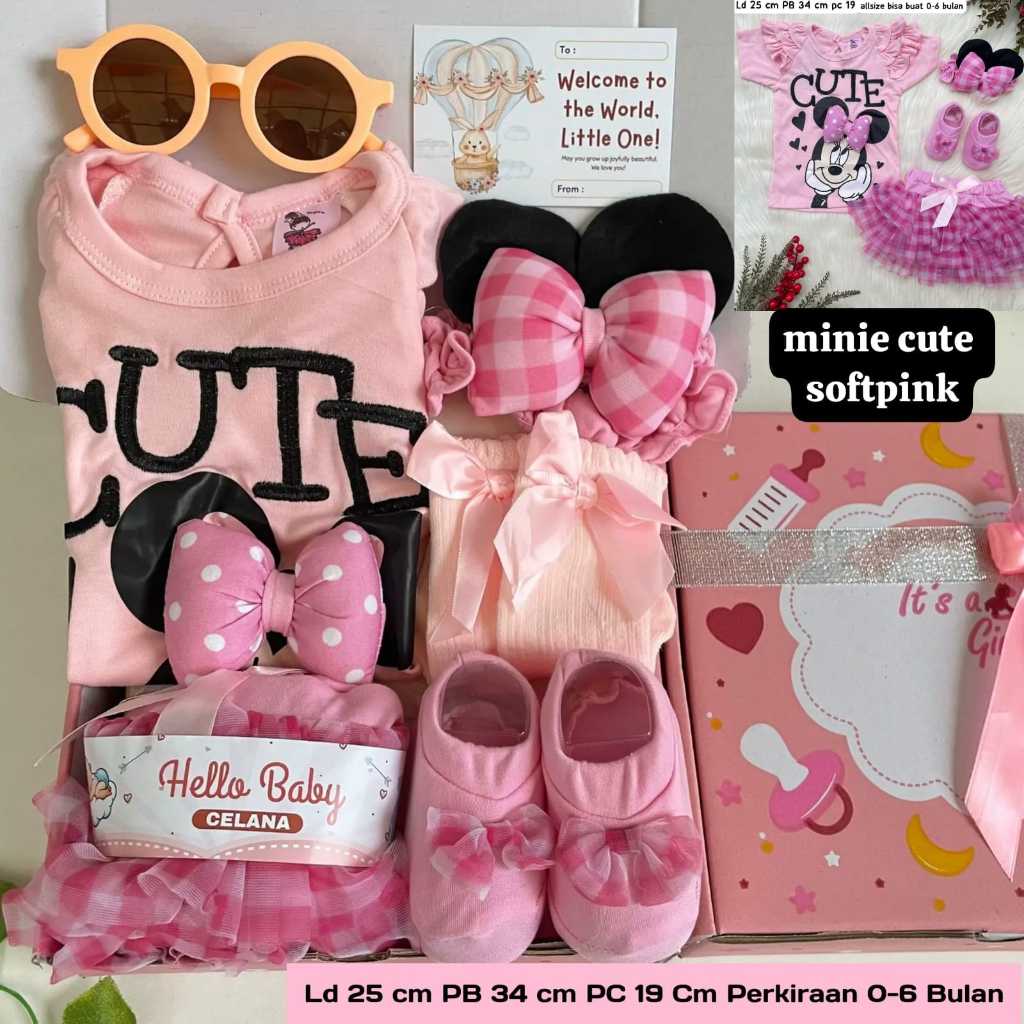 RB Kado Bayi Perempuan / Hamper Bayi Newborn / Hampers Newborn / Hampers Baby Perempuan