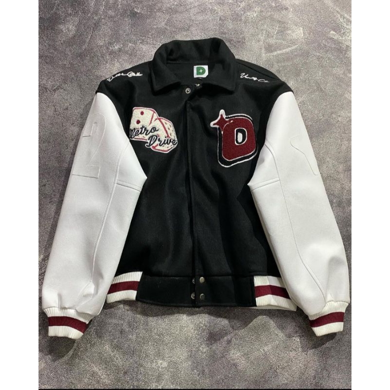 Dust la stella Varsity Black Jacket