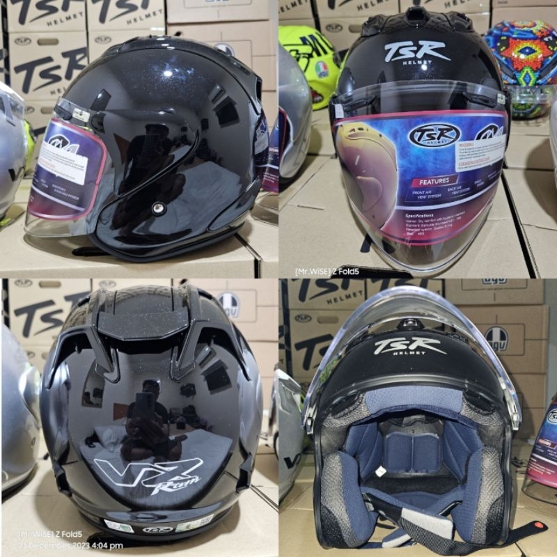 Helm TSR VZ Ram model baru bukan Ram4 Ram5