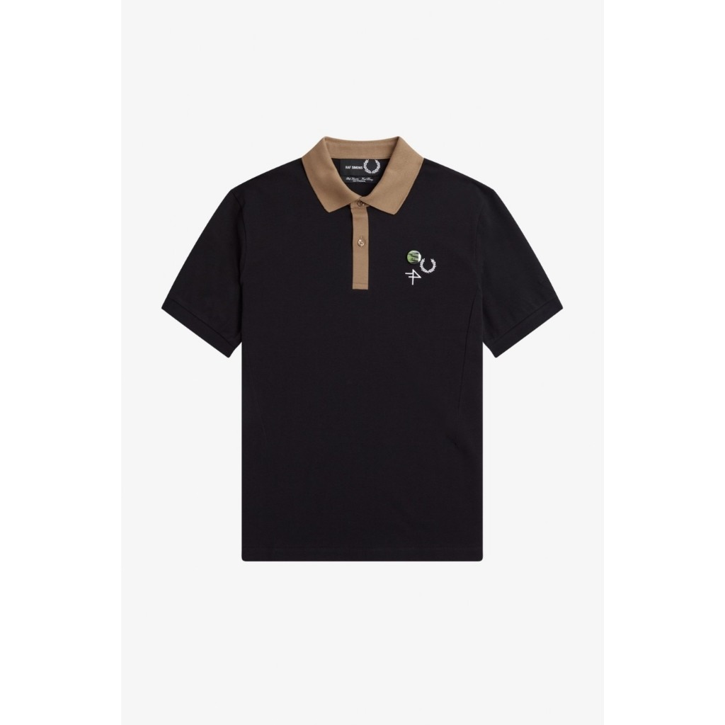 Fred Perry x Raf Simons Contrast Collar Polo Shirt(SM4202-102)Original