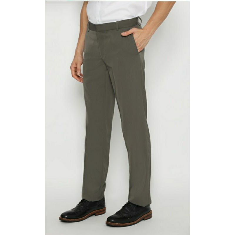 JOBB celana bahan grey 38