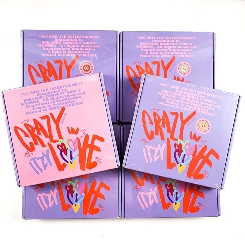 [FULLSET] ITZY Album CRAZY IN LOVE Ryujin Lia Yeji