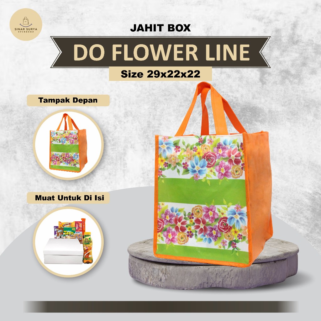 

Tas Berkat Nasi Kotak Tas Aqiqah Tas Kotak Nasi Tas Hajatan Box Nasi Kotak Flower Line 29X22X22