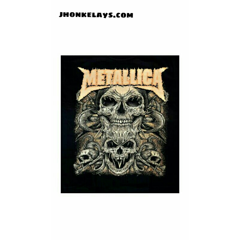 

stiker band death metal metalica uk besar dan bahan anti air kualitas baik