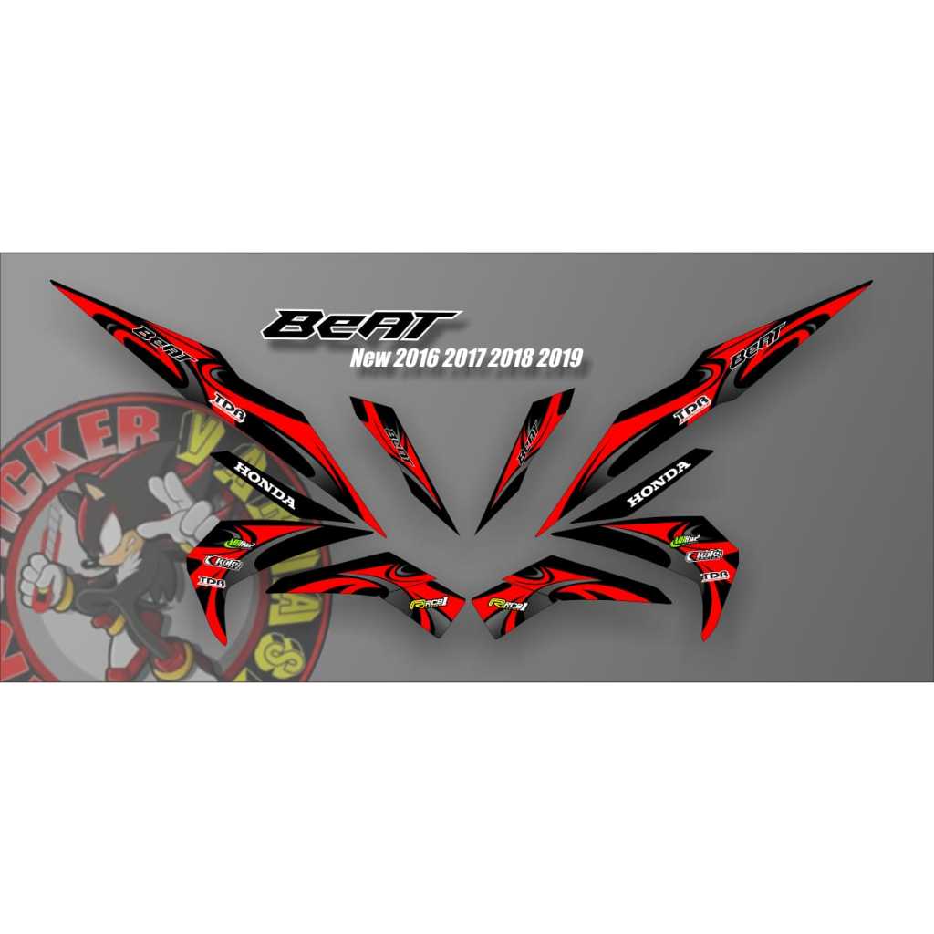 Striping Beat Fi 2017 Variasi/Striping Beat Street 2019 Variasi/Striping Beat Esp 110/Premium #06