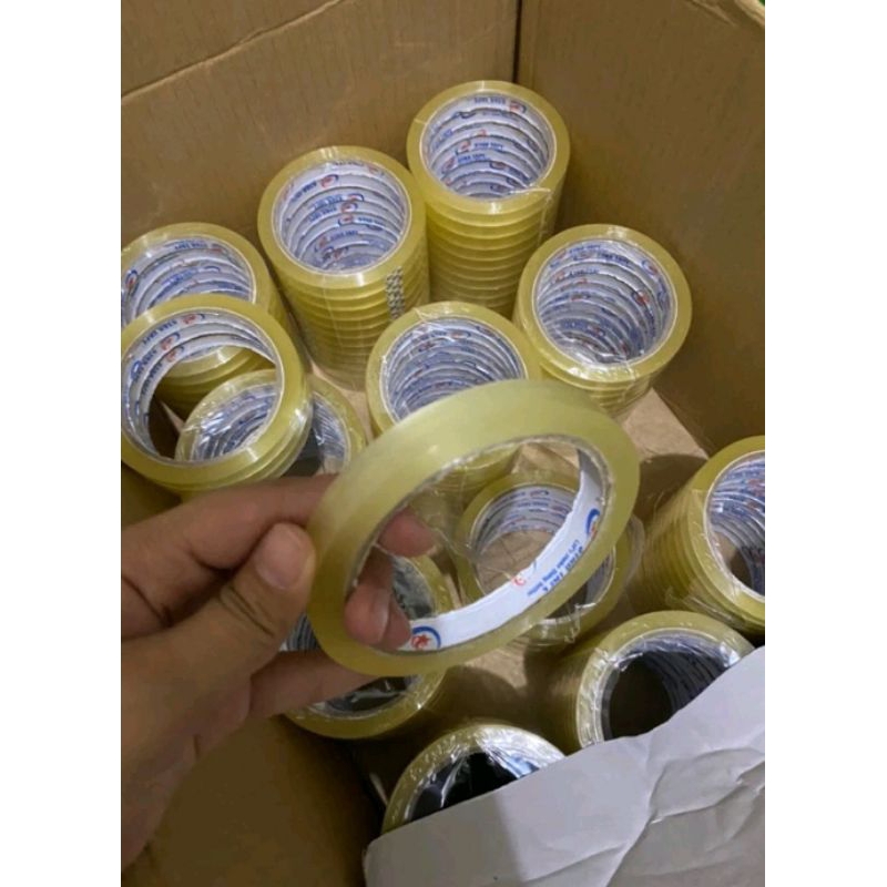 

Lakban Bening 1/2 Inc 12mm X 50 Yard