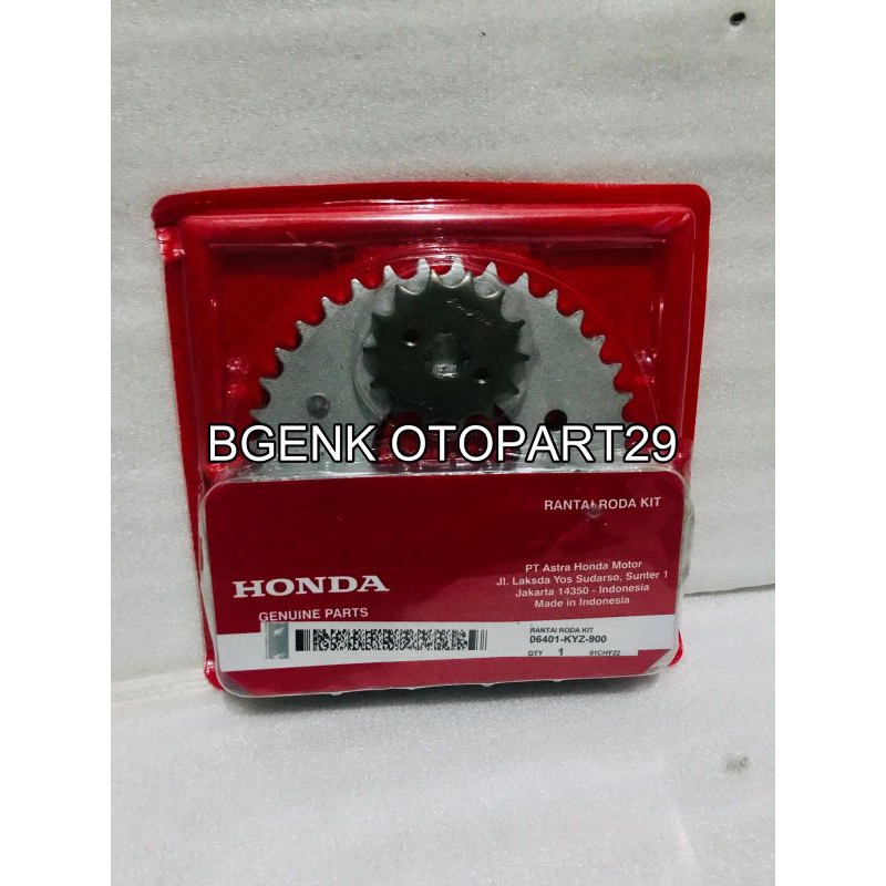 GEAR SET KOMPLIT SATU SETT HONDA SUPRA X 125 HELM IN SUPRA X125 INJEKSI BLADE NEW INJEKSI KYZ