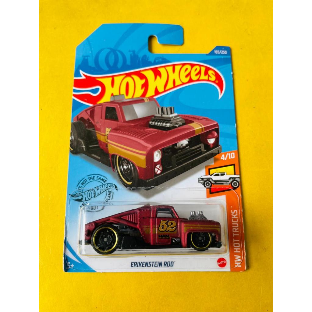 HOT WHEELS ERIKENSTEIN ROD MERAH HW HOT TRUCKS / DIECAST MINIATUR MOBIL DEREK / MAINAN MOBILAN ANAK 