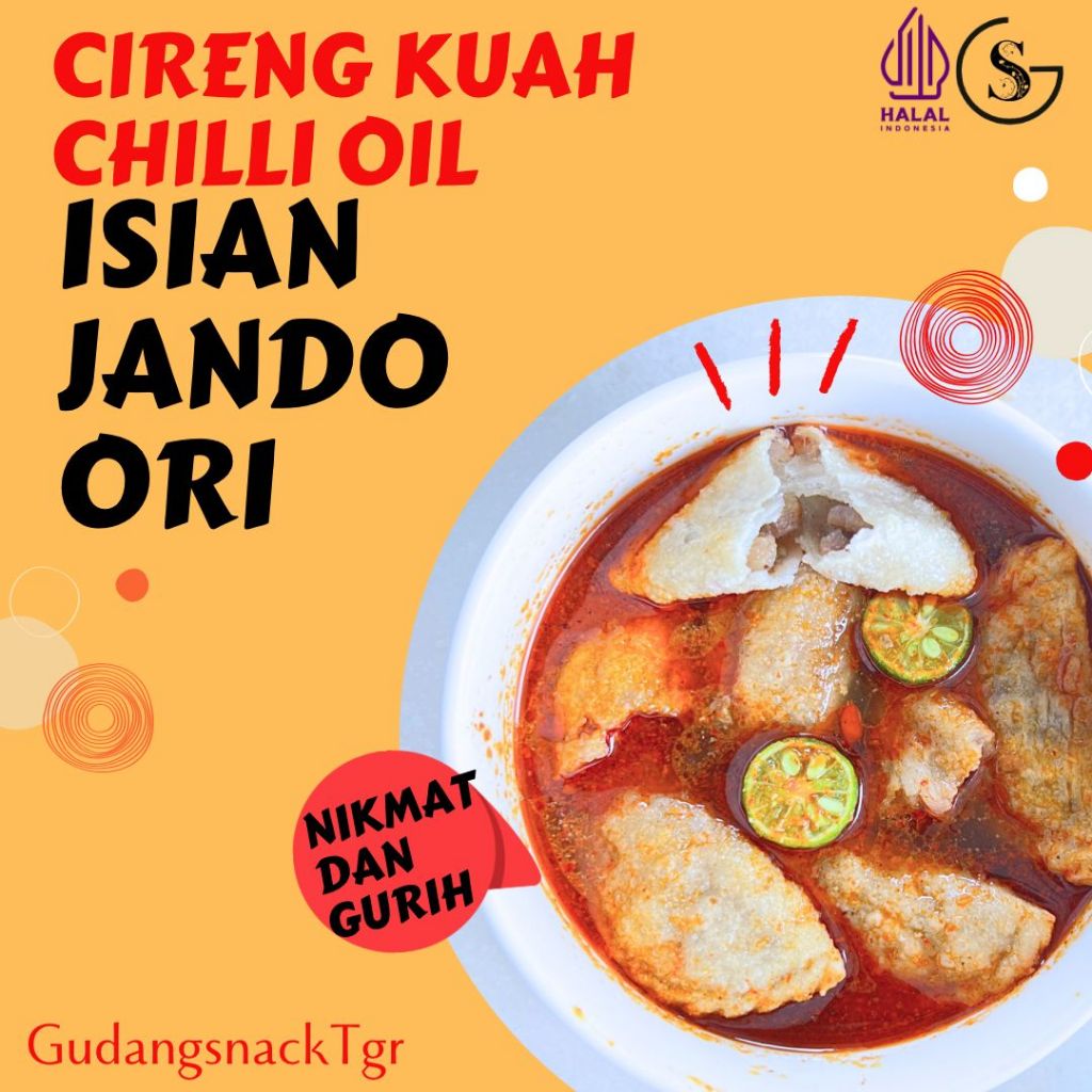 

[CIKUWAH] 1 BUNGKUS CIRENG KUAH ISI JANDO SAPI ORI HOTPOT INSTAN