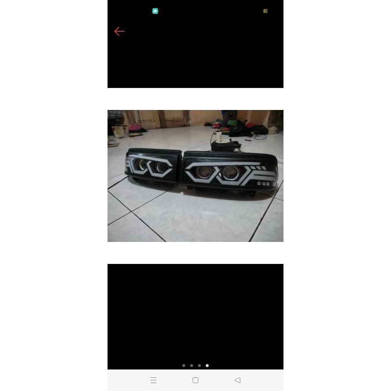 custom Lampu depan futura