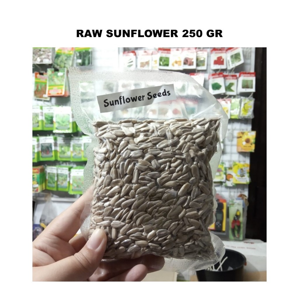 

Sunflower Seeds Mentah Kupas 250g Biji Bunga Matahari Kuaci Seed Kwaci