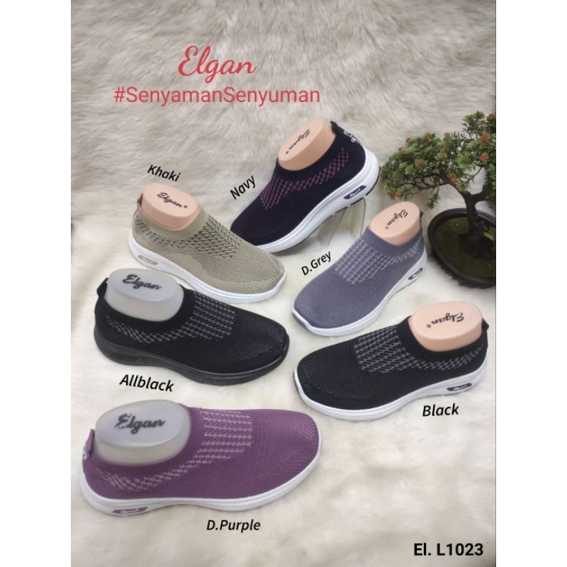 SEPATU SPORT SLIP ON ELGAN BERCORAK#L1023