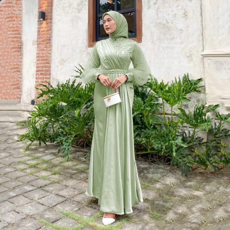 gamis brukat tiara