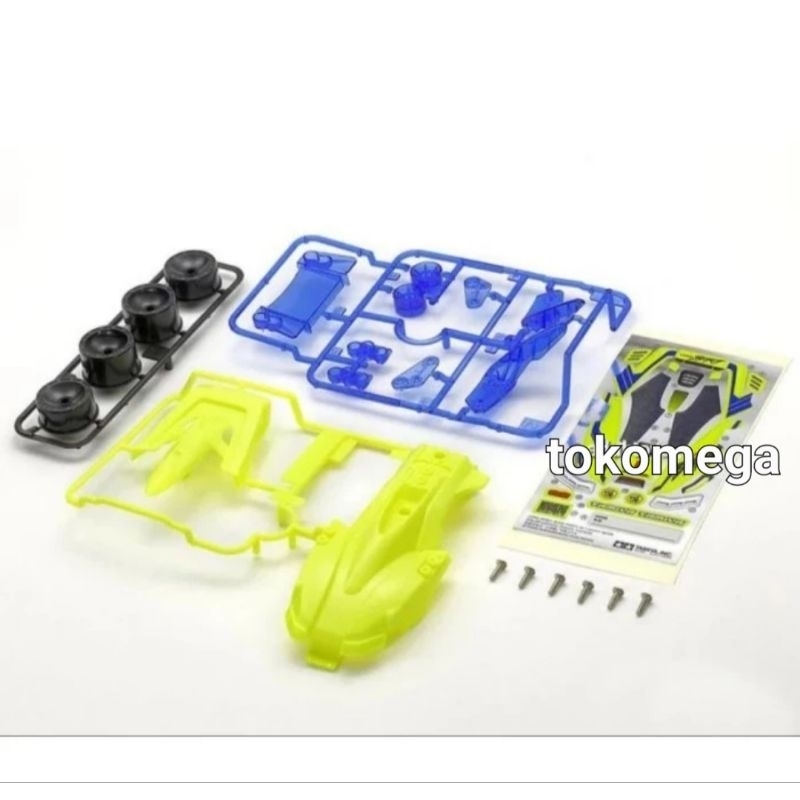 TAMIYA 95637 LORD SPIRIT BODY PARTS SET NIGHT NEON COLOR EDITION