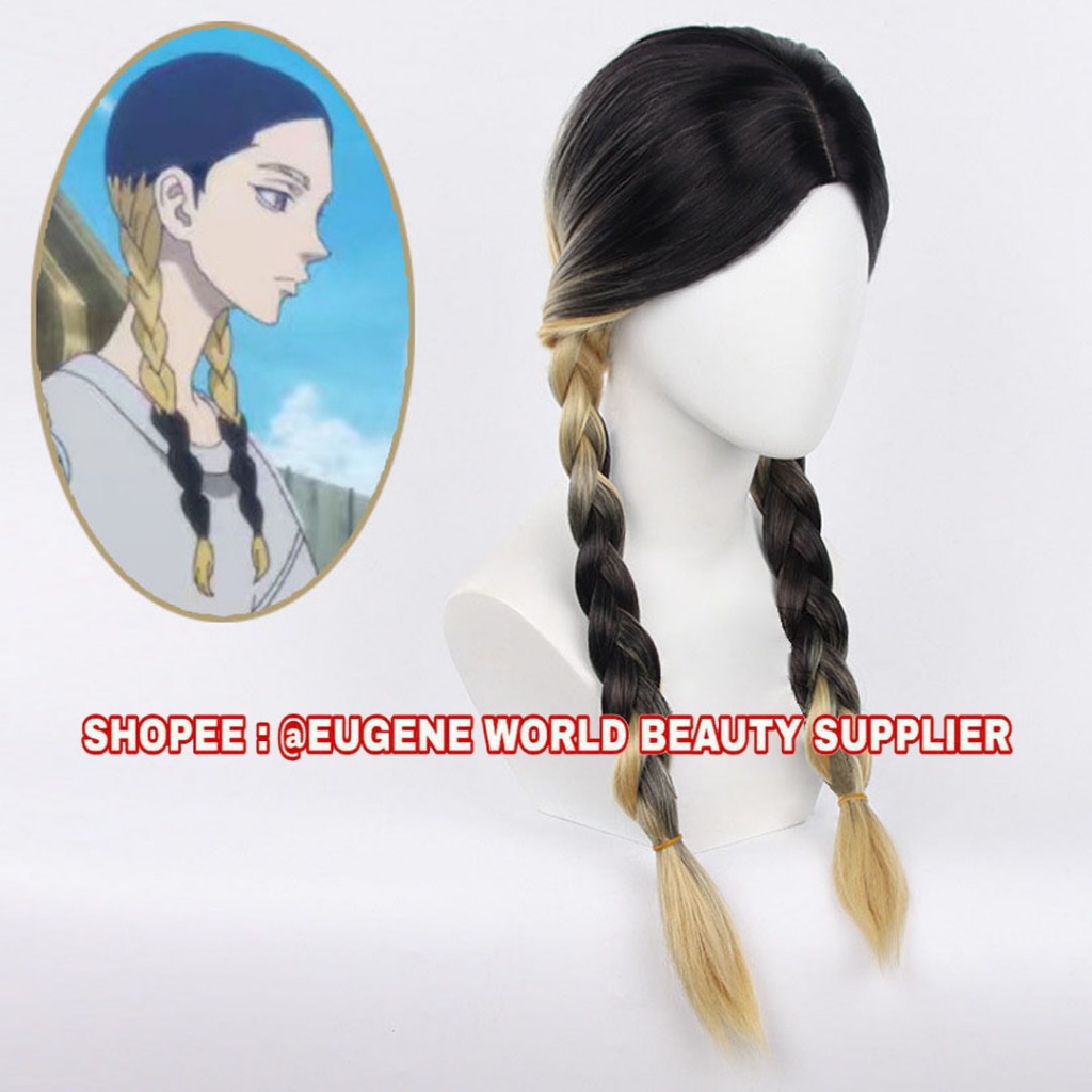 READY STOCK - WIG HAITANI RAN  WIG RAN HAITANI WIG COSPLAY ANIME TOKYO REVENGERS WIG COSPLAY ANIME T