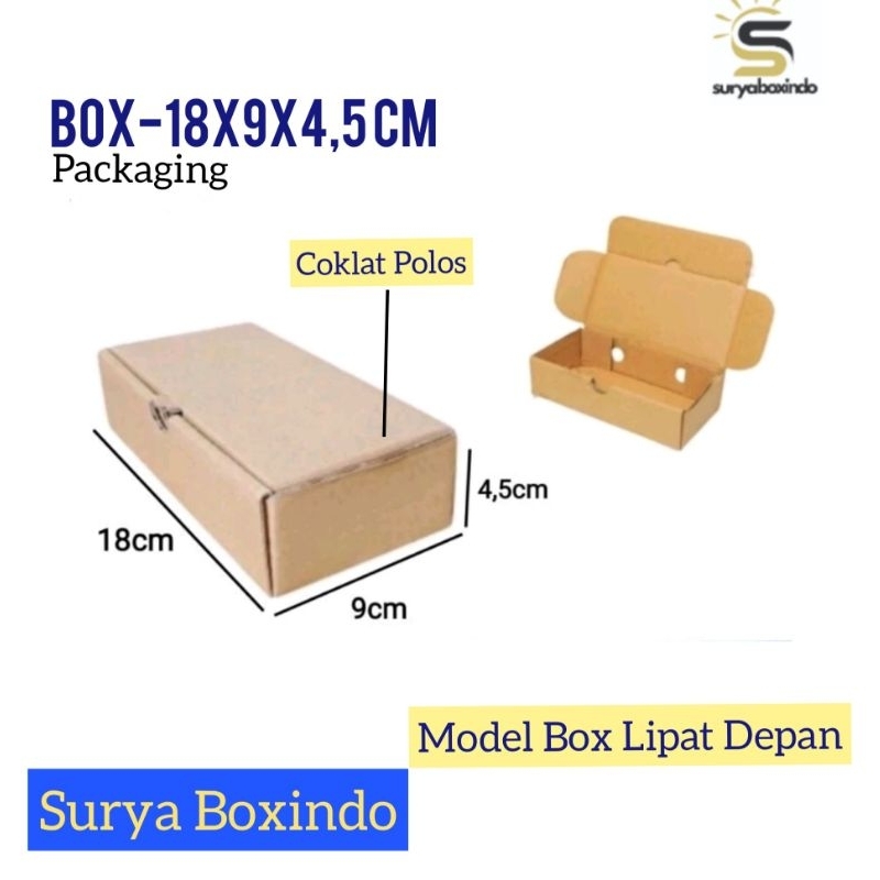 

Box 18x9x4.5cm(swetpack)/Kardus/Packing/hampers/Brownies/boxkecil/boxmini
