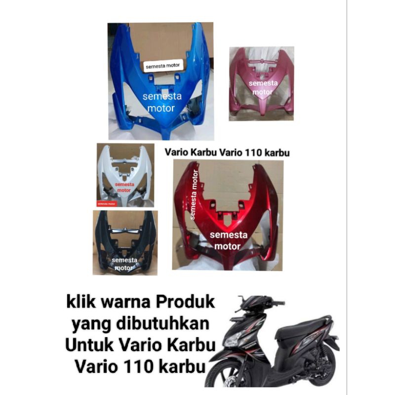 Tameng depan Vario 110 karbu hitam Tameng depan Vario ping Tameng Vario Karbu putih tameng Vario bir