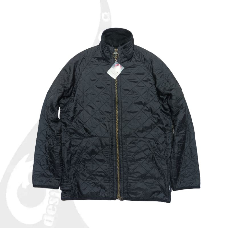 vintage 90s jaket puffer barbour british lined quilted