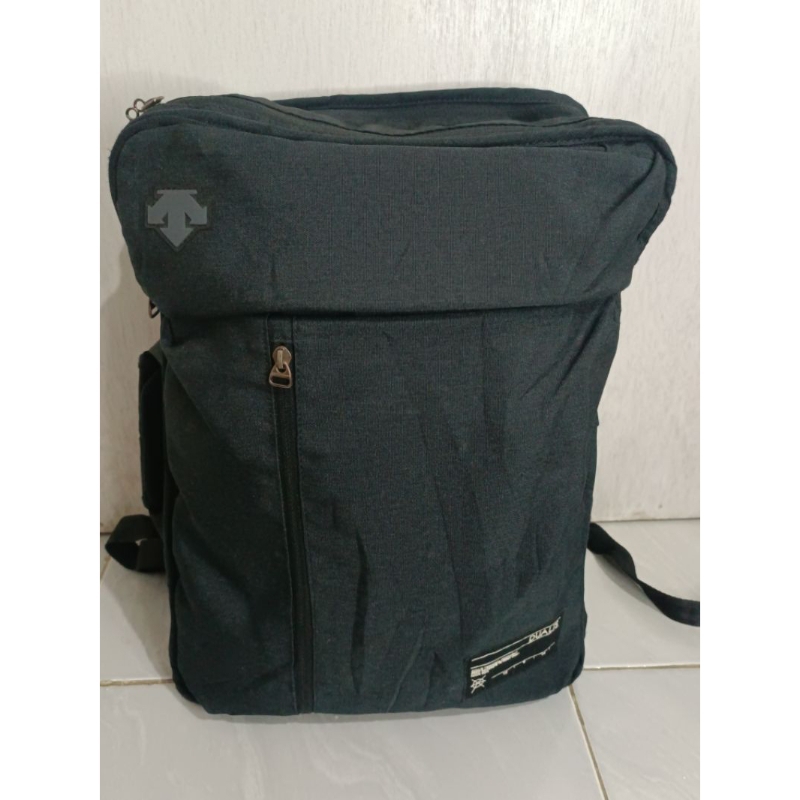 Tas Ransel Backpack Koper Descente Dualis Hitam 26014