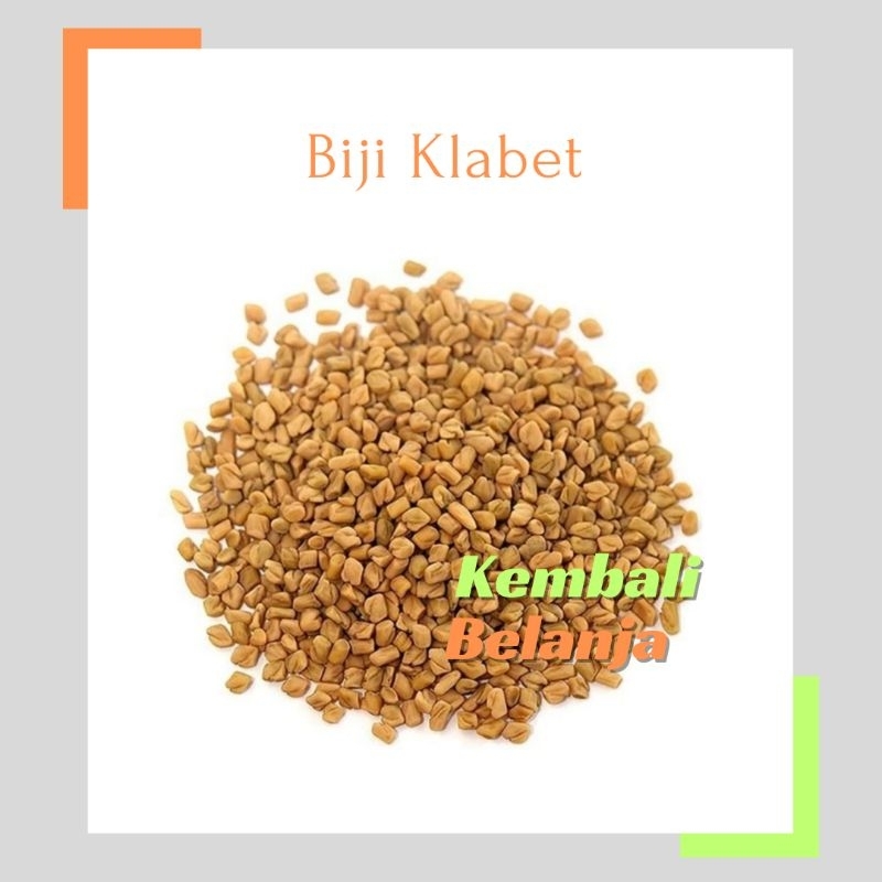 

Biji Klabet/ Kelabet/ Fenugreek 100 Gram