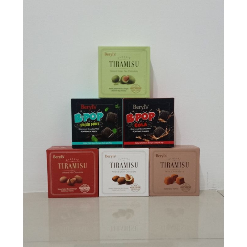 

Coklat Chocolate Beryls Classic Tiramisu B-POP Malaysia 60g & 65g