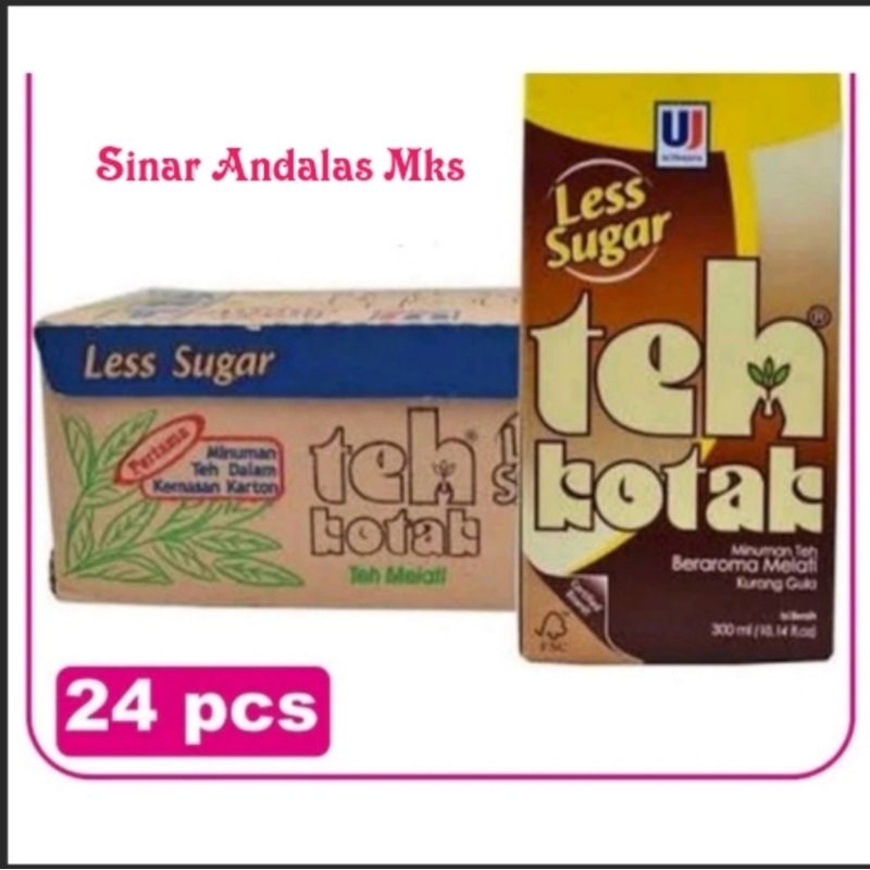

Teh Kotak Melati Less Sugar 300ml * 1dus isi 24pc