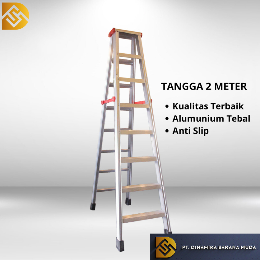TBNS - TANGGA ALUMUNIUM TANGGA LIPAT A JUMBO / TANGGA LIPAT ALUMUNIUM / TANGGA LIPAT / TANGGA ALUMUN