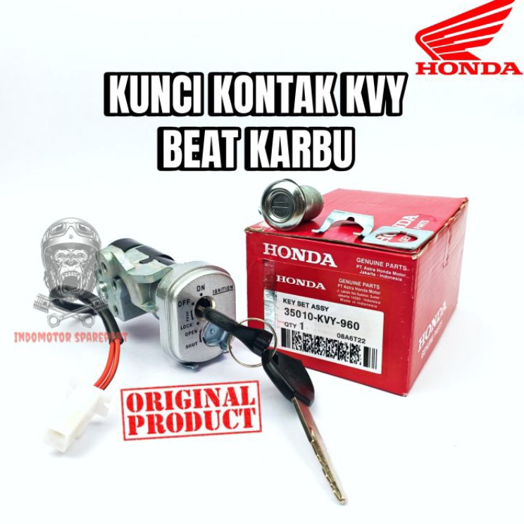 Eps Kunci Kontak asli Set  Kunci Jok Beat Lama Beat Karbu KVY